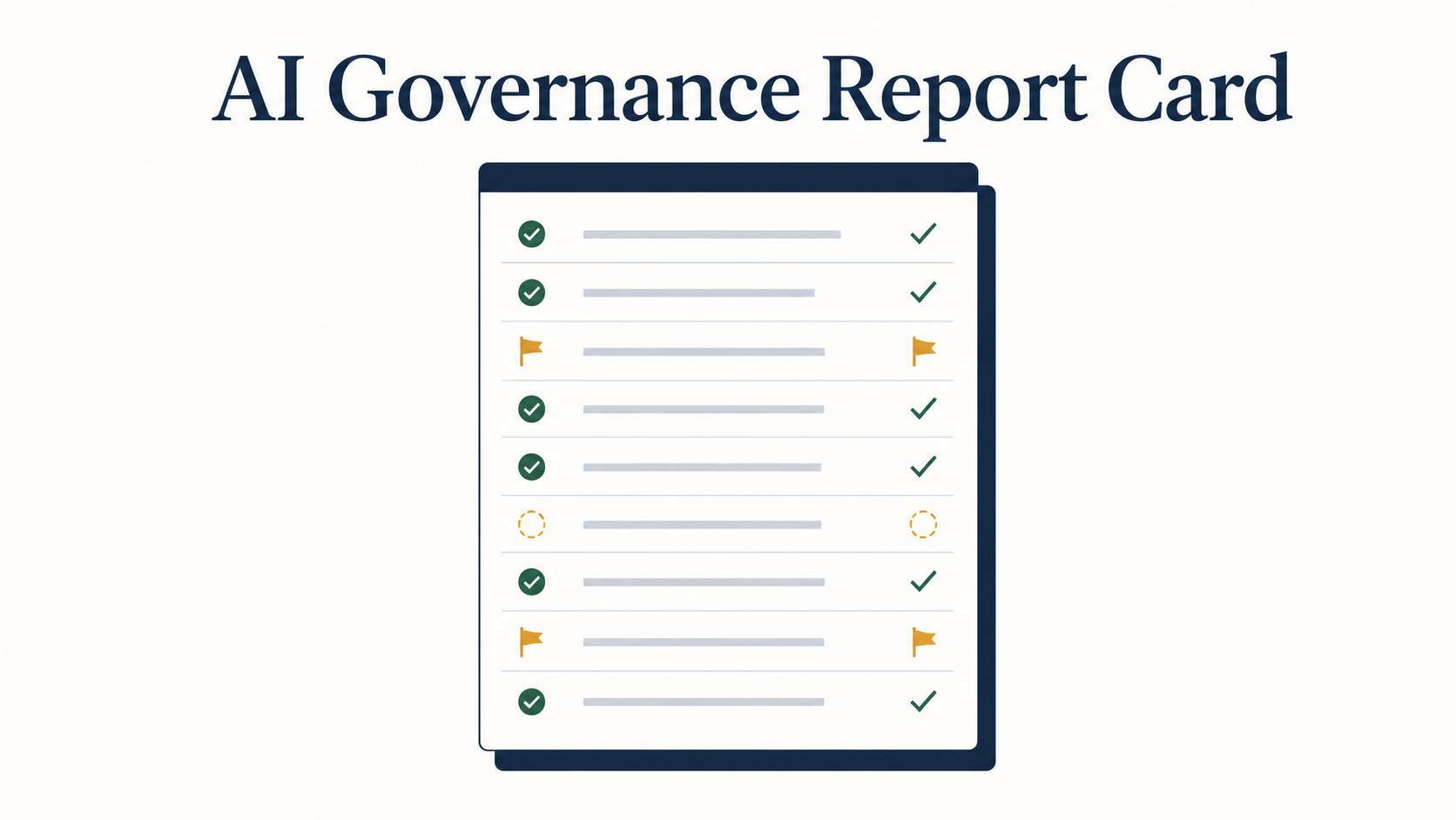 AI Governance Score Card